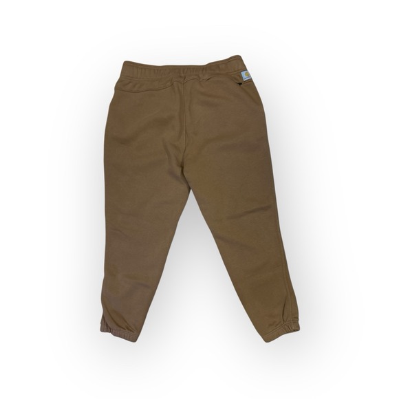 CARHARTT JOGGERS WOMENS LARGE BROWN MIDWEIGHT RELAXED - Picture 7 of 8